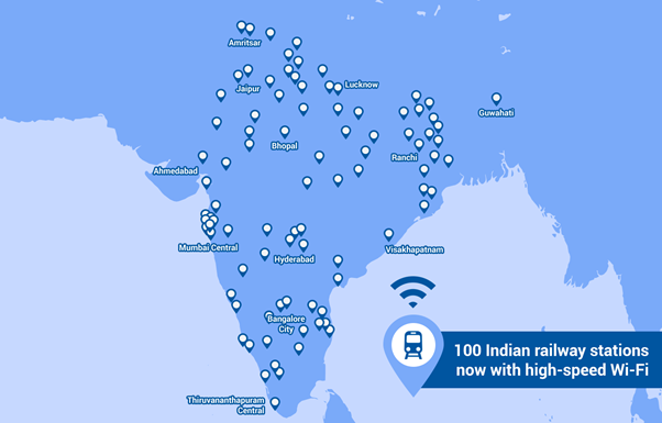 Google039s free Wi Fi is now available at 100 railway stations in India