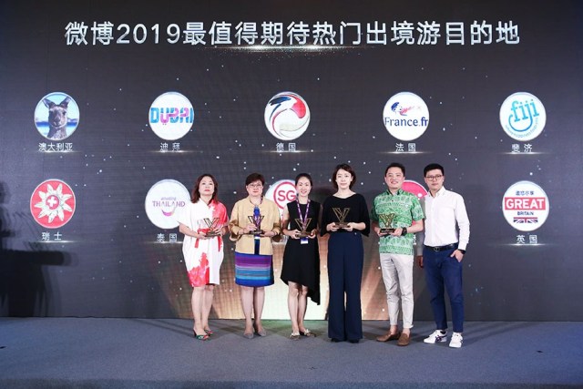 Thailand awarded Weibo 2019's most anticipated and popular outbound destination in China
