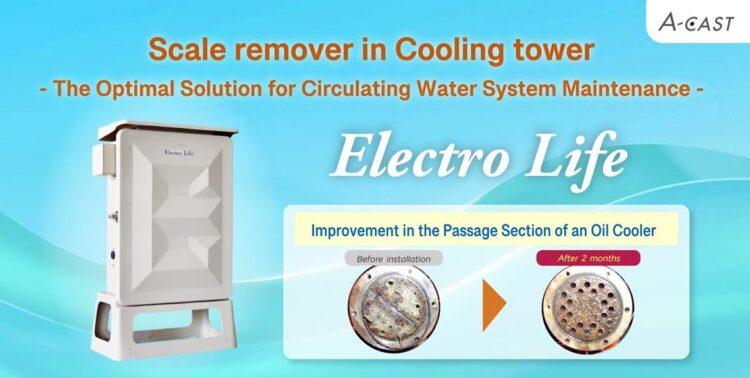 Installations of “Electro Life,” an innovative chemical-free scale ...